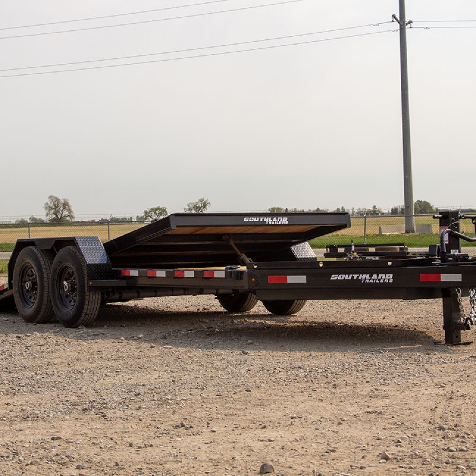 2024 Southland LBAT8 22' Tilt Deck Trailer Tilting Deck Equipment