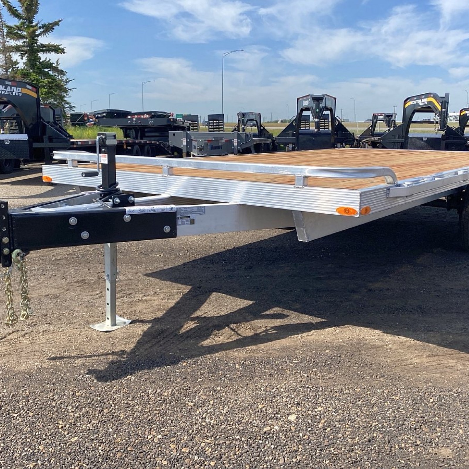 2025 Legend 8.5'x20' Aluminum Deckover Trailer Equipment Flat Deck