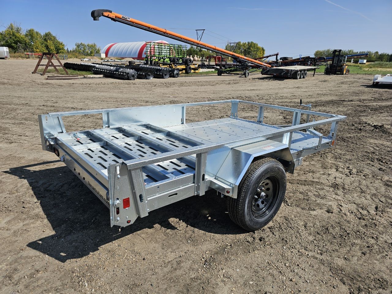 2024 Norbert UTB 5' x 10' Galvanized Steel Utility Trailer