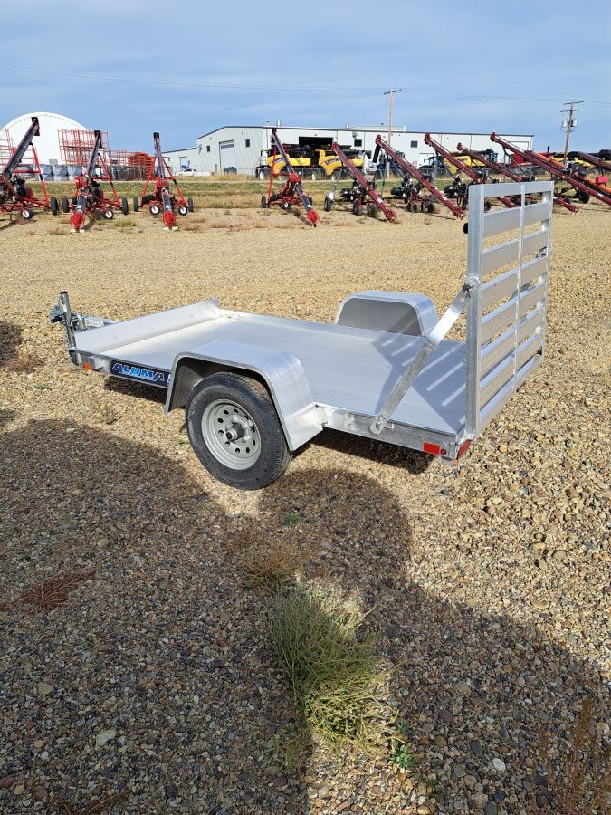 2025 Aluma 548 54" x 8' Utility Aluminum Single Axle Utility