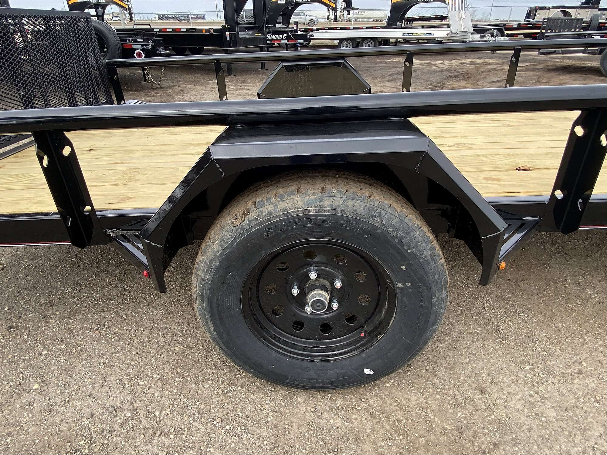 20025 Diamond C 12' Premium Utility Trailer