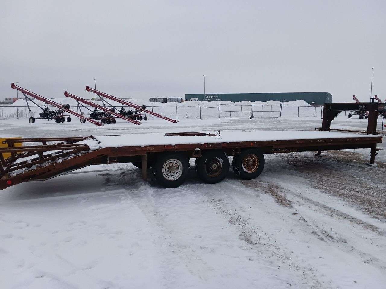 2009 Trailtech H370 24' + Beavertail Flat Deck Trailer
