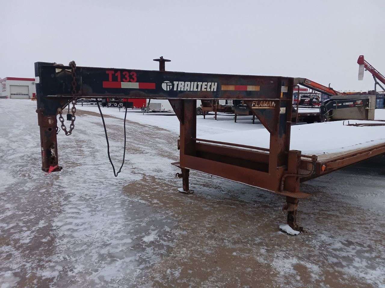 2009 Trailtech H370 24' + Beavertail Flat Deck Trailer