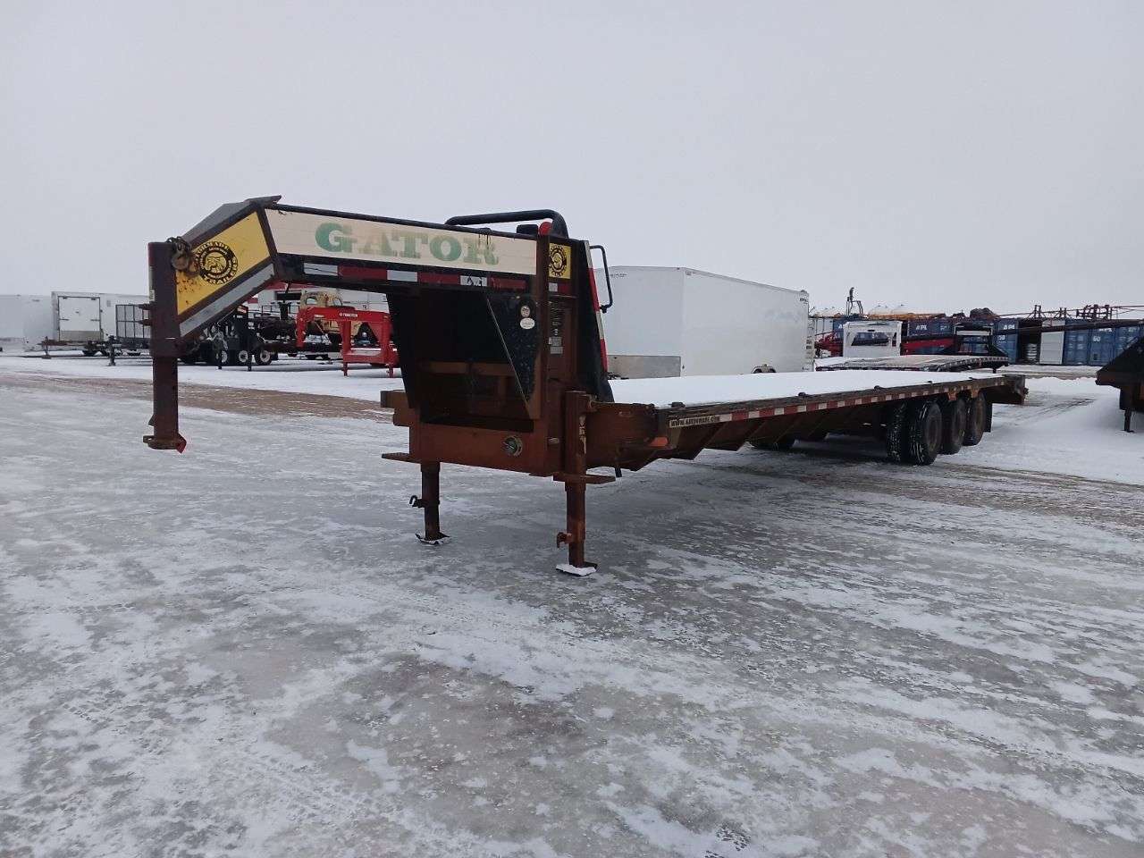 2012 Gator GN Beavertail Flatdeck Trailer