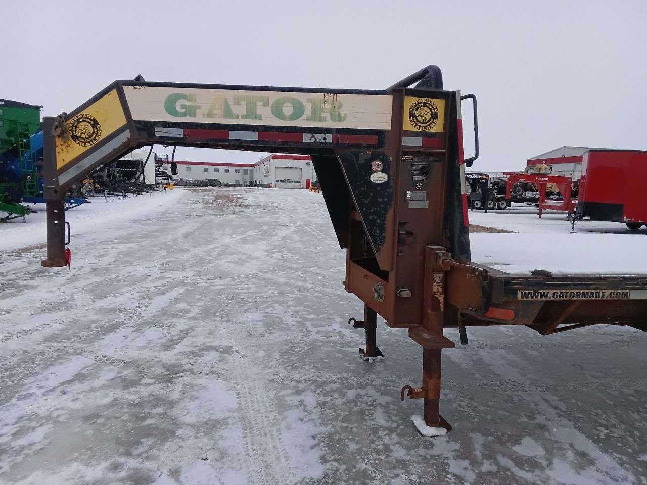 2012 Gator GN Beavertail Flatdeck Trailer