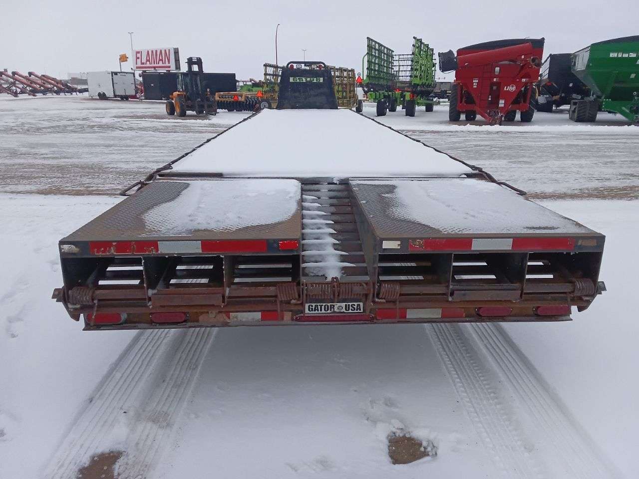 2012 Gator GN Beavertail Flatdeck Trailer