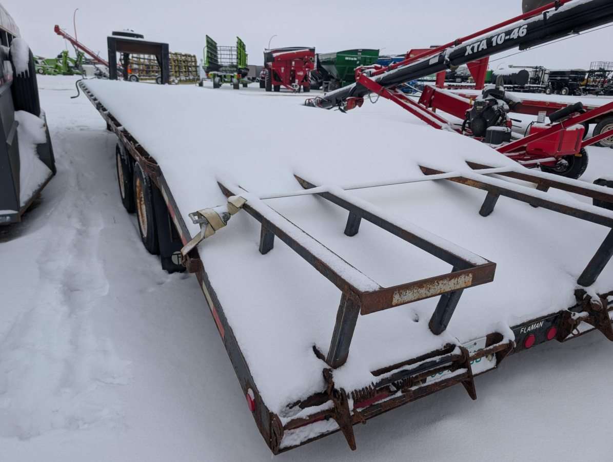 2012 Trailtech TD215GN 28' Gooseneck Flat Deck Trailer