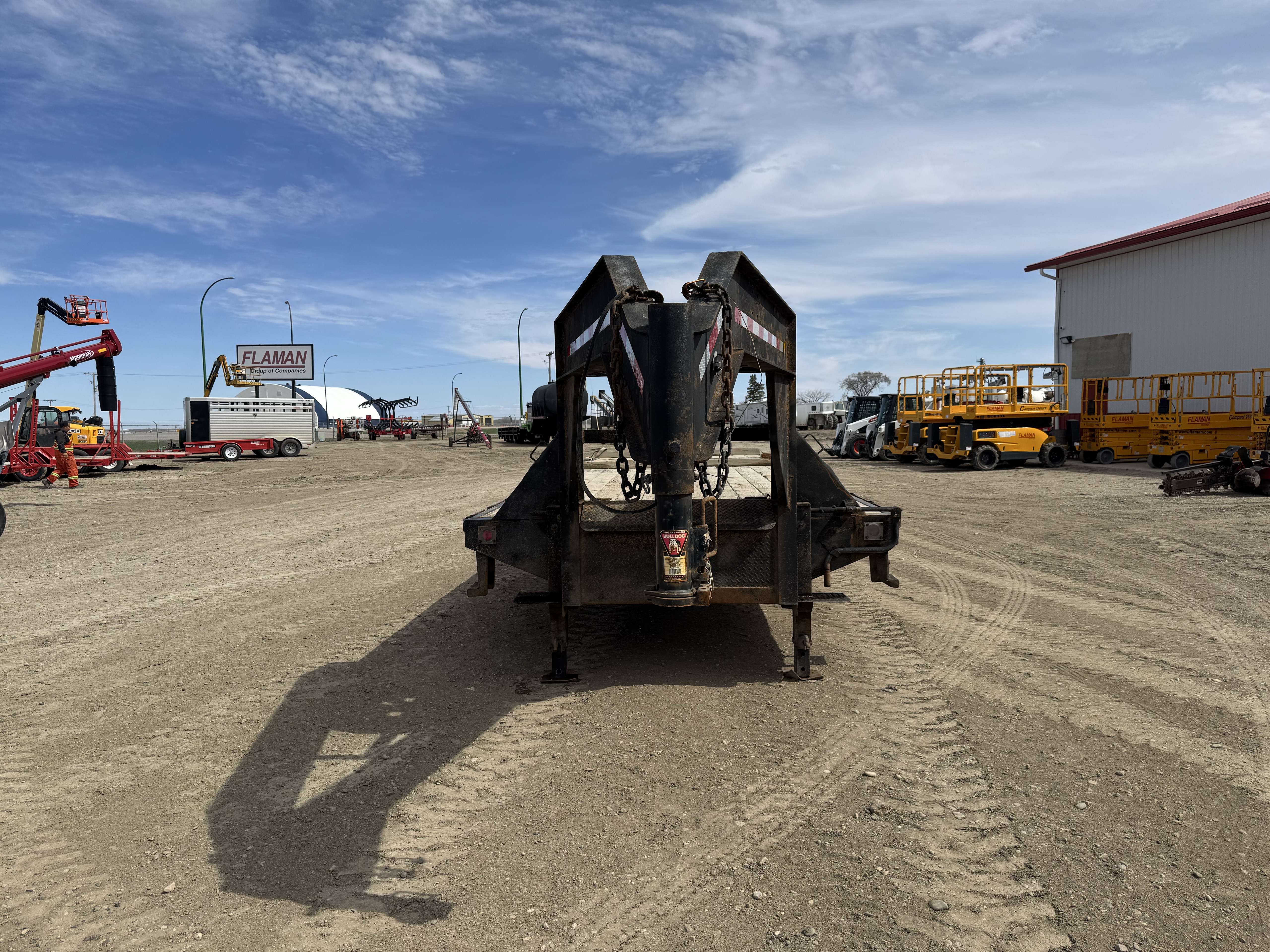 2014 PJ 8'6" x 30' Gooseneck Flat Deck Trailer