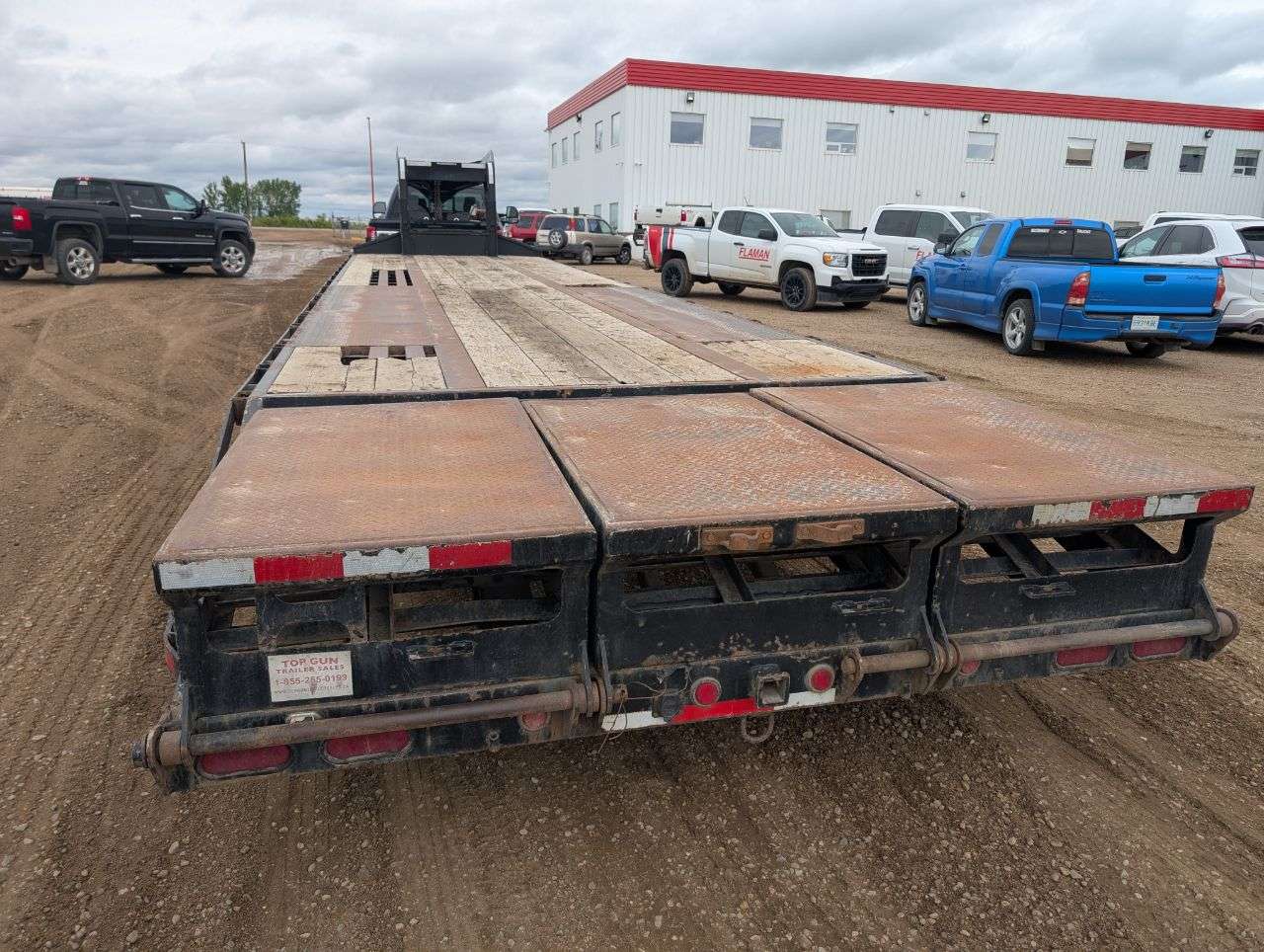 2014 Precision FG36BP-T10SP Flat Deck Trailer