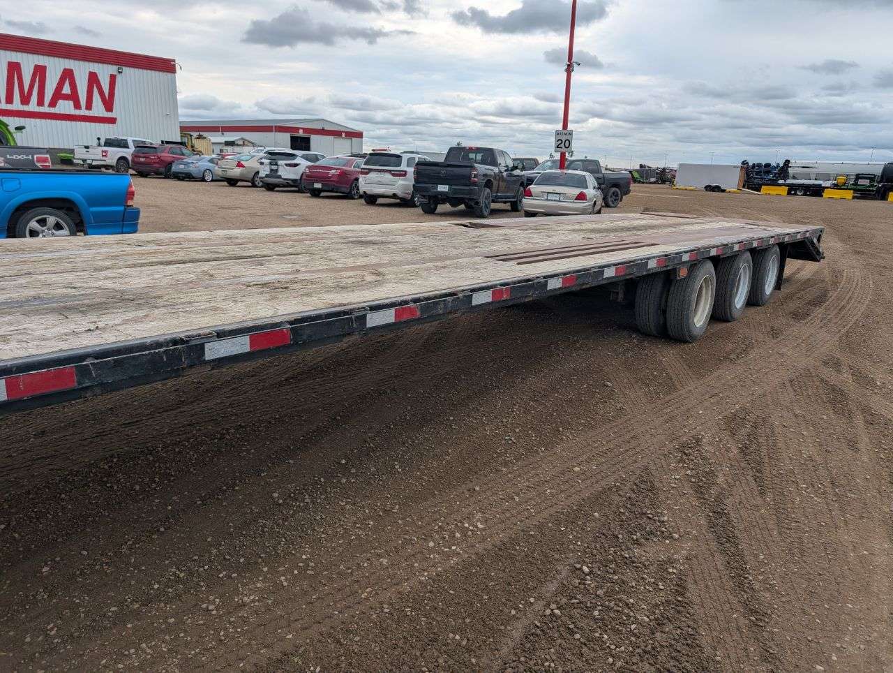 2014 Precision FG36BP-T10SP Flat Deck Trailer