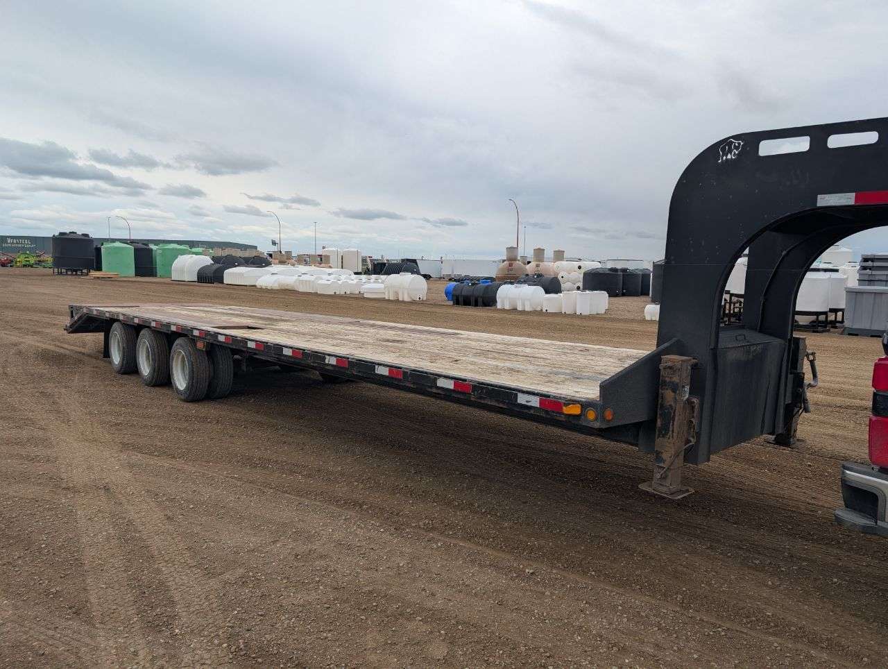 2014 Precision FG36BP-T10SP Flat Deck Trailer