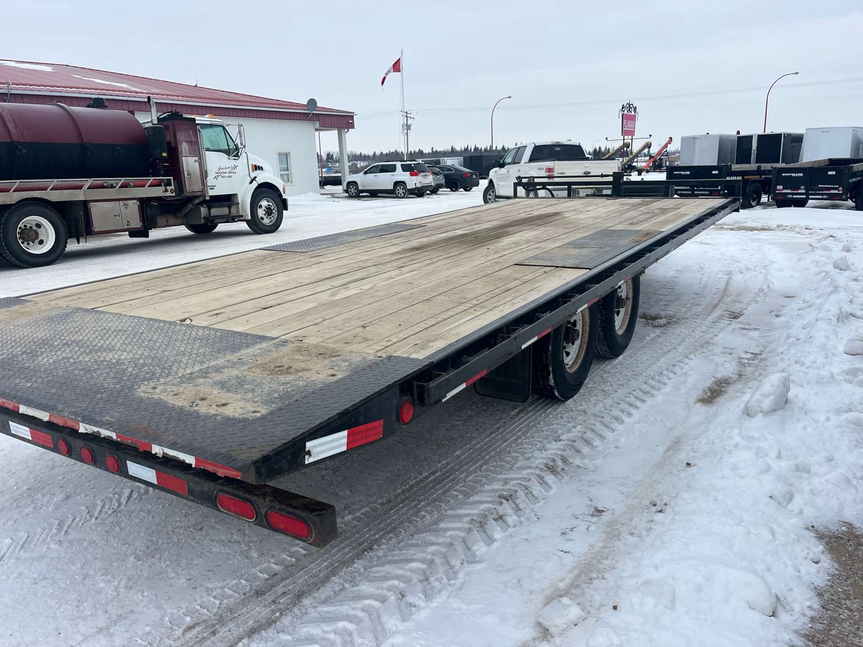 2015 PJ Trailers T8222 Flat Deck Trailer