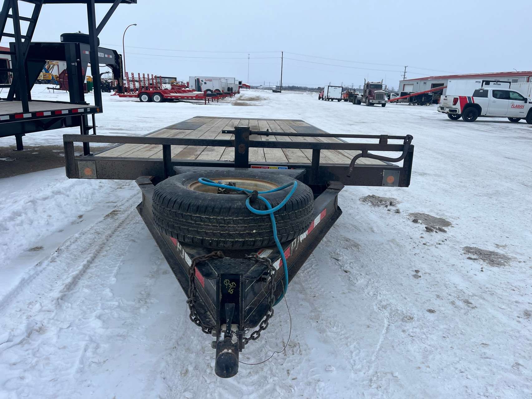 2015 PJ Trailers T8222 Flat Deck Trailer