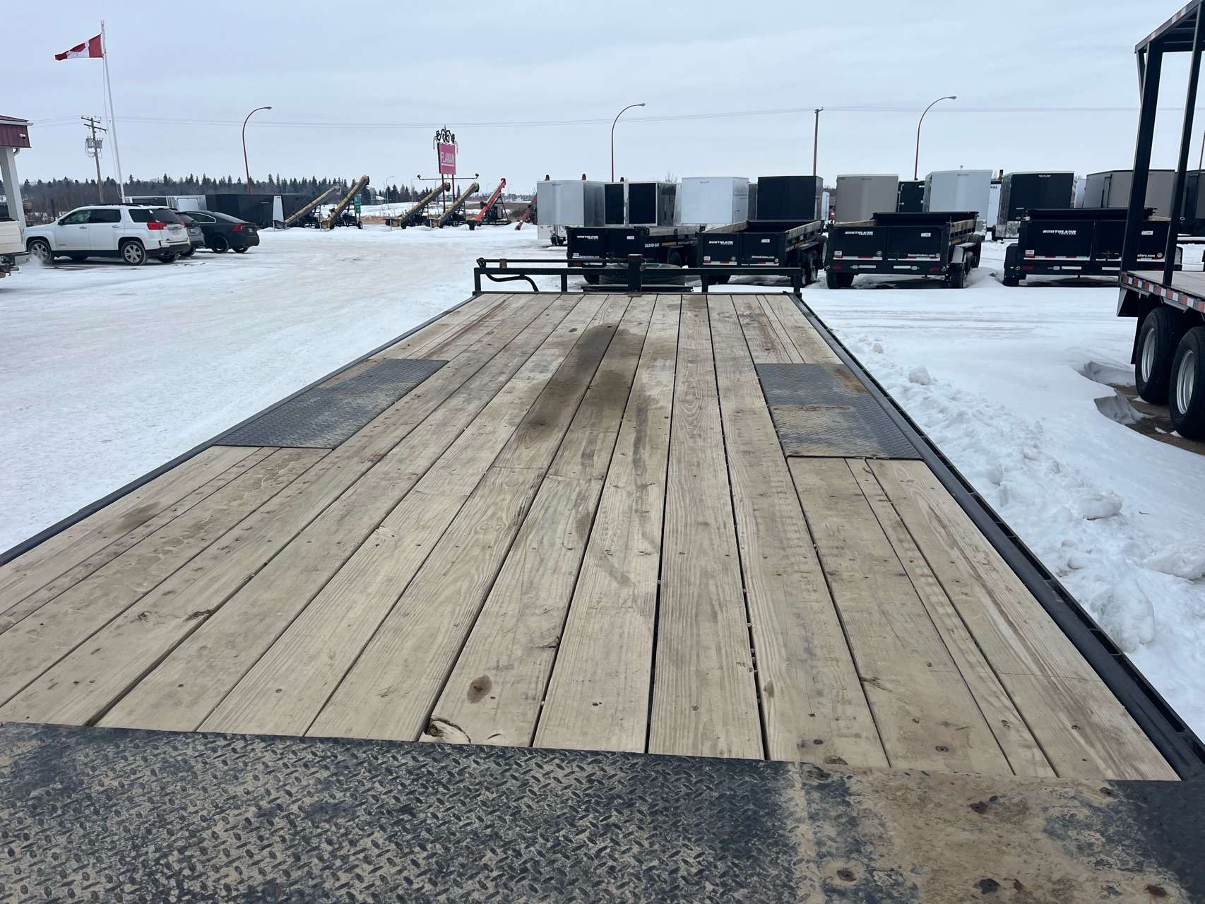 2015 PJ Trailers T8222 Flat Deck Trailer