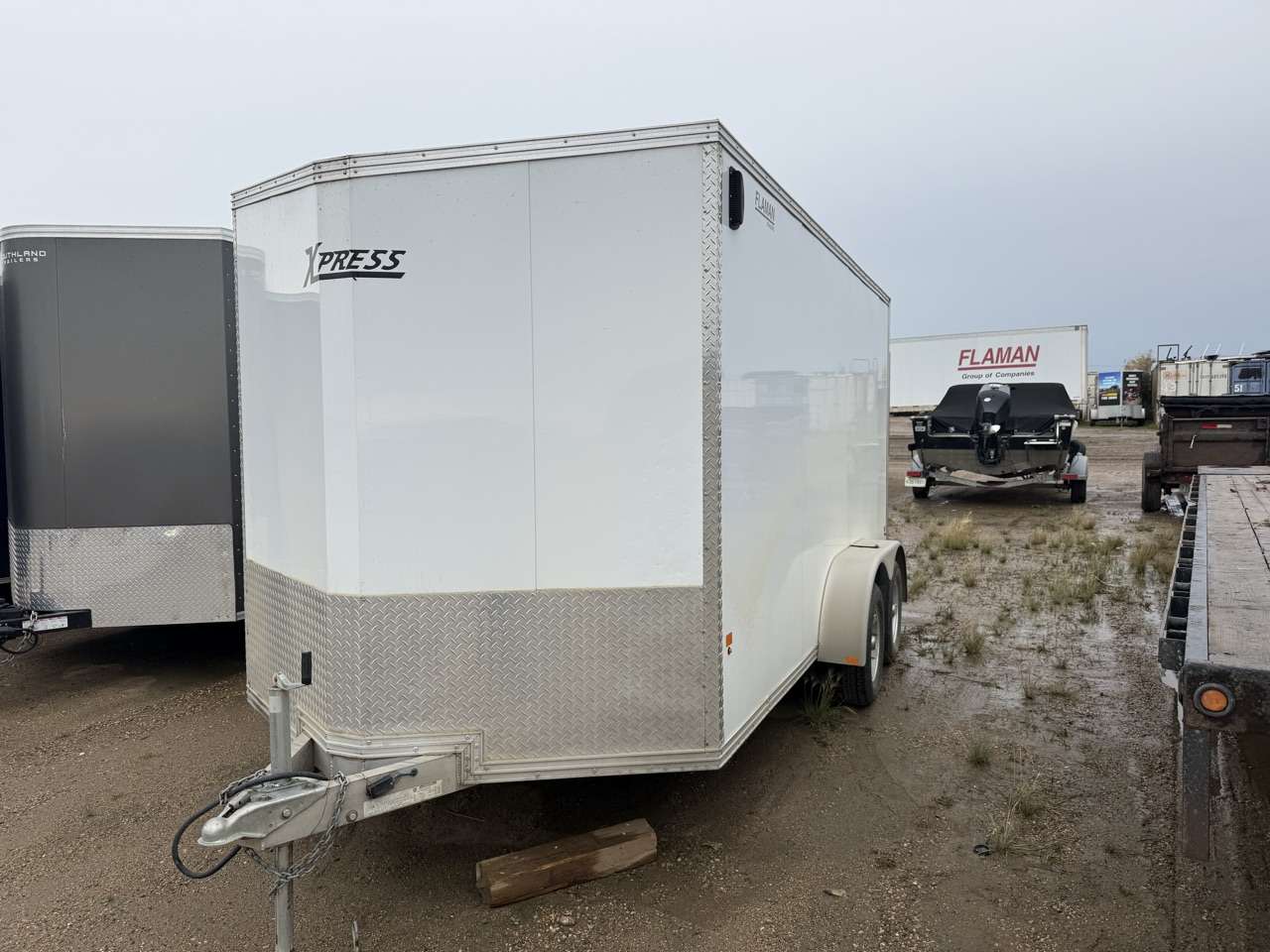 2019 ALCOM 2019 Alcom 7' x 14' + V-Nose Cargo Trailer