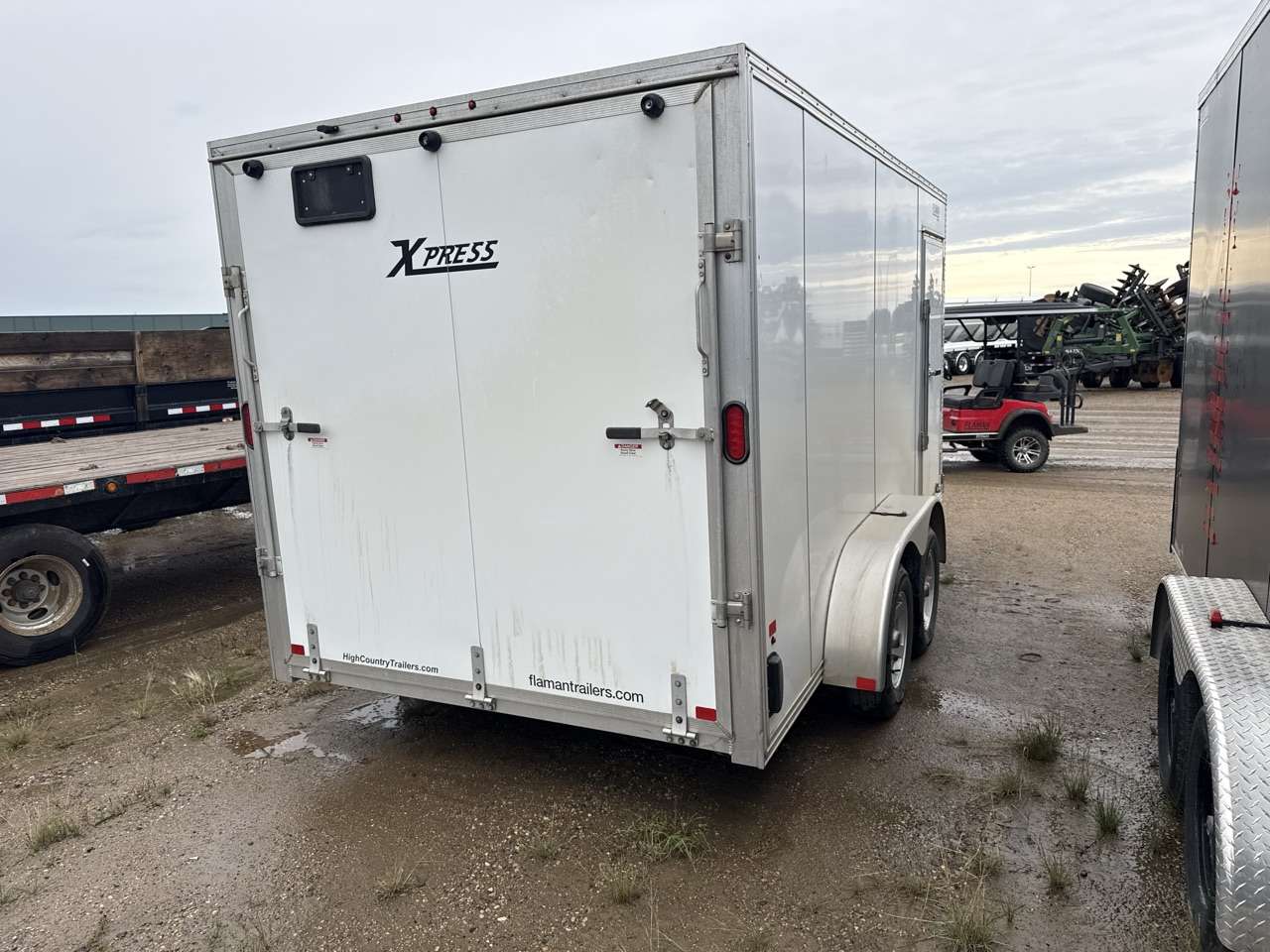 2019 ALCOM 2019 Alcom 7' x 14' + V-Nose Cargo Trailer