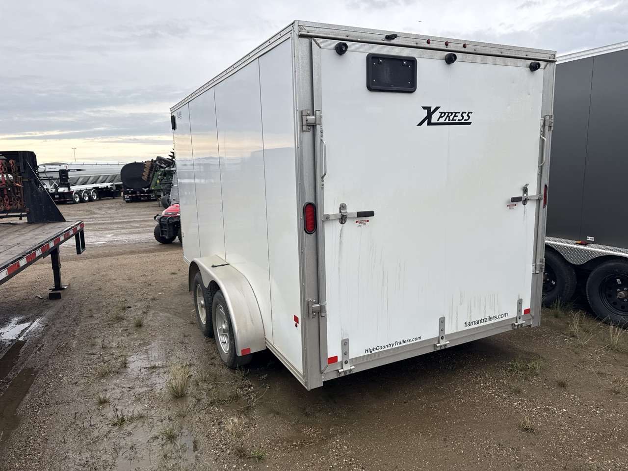 2019 ALCOM 2019 Alcom 7' x 14' + V-Nose Cargo Trailer