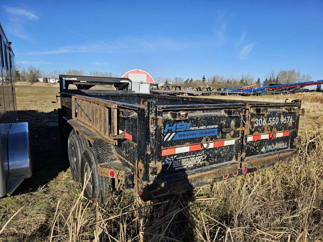 2019 Iron Bull 16' Gooseneck Dump Trailer