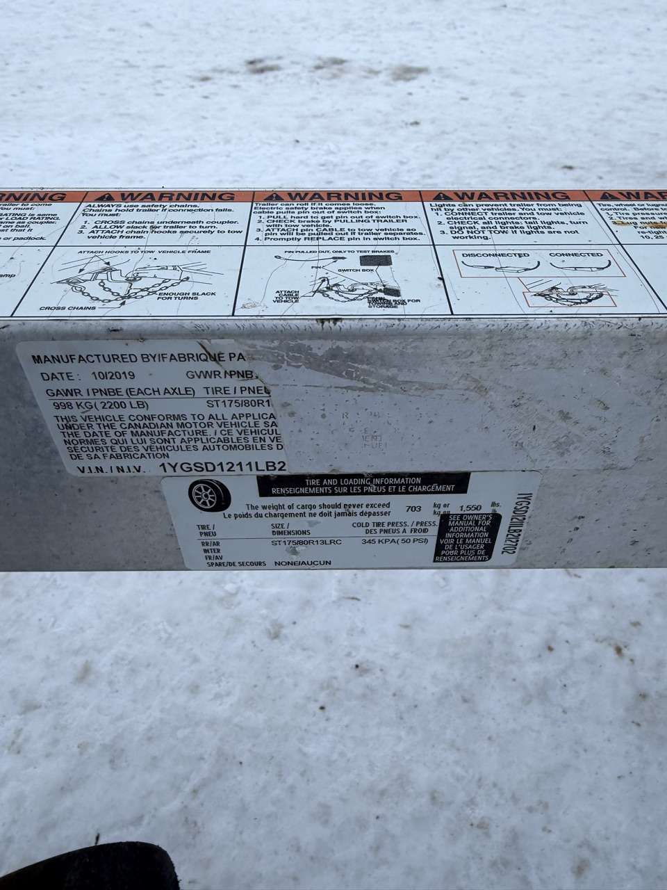 2020 Aluma 8612 Utility Trailer