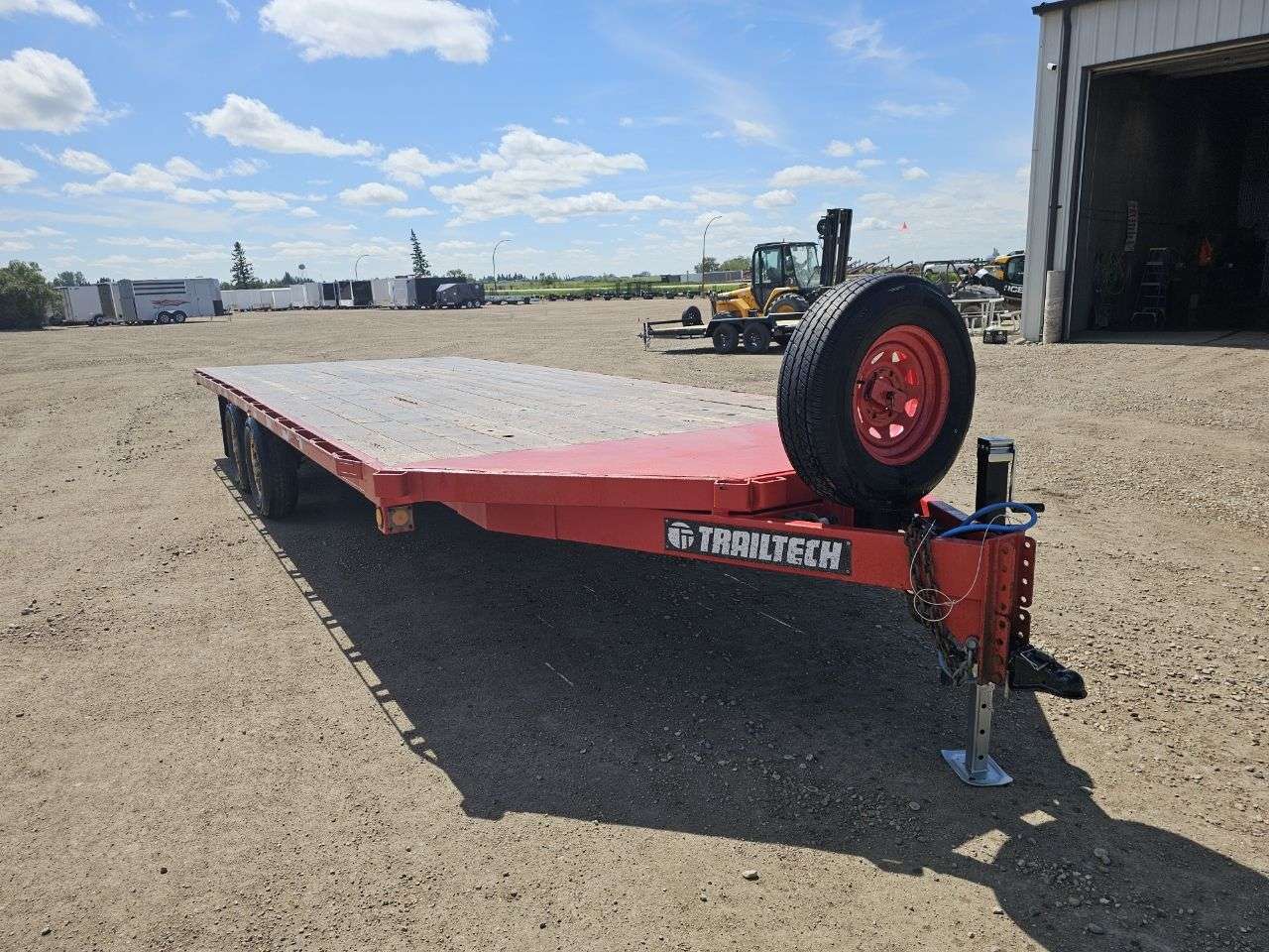 2020 Trailtech 4 Place 20' Flat Deck Snowmobile Trailer