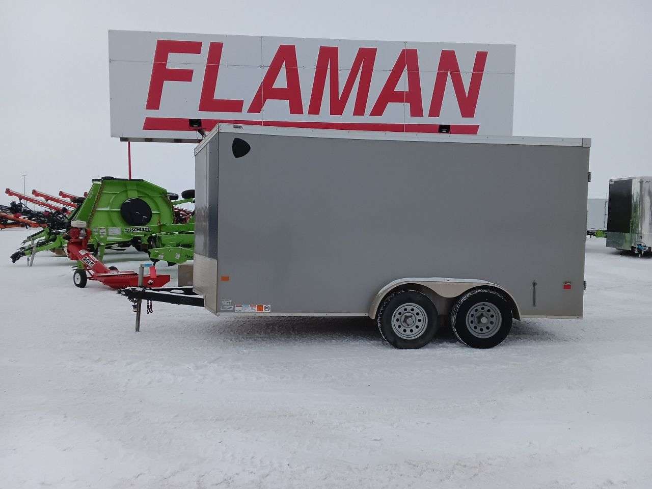 2022 7x14 Enclosed American Hauler Trailer