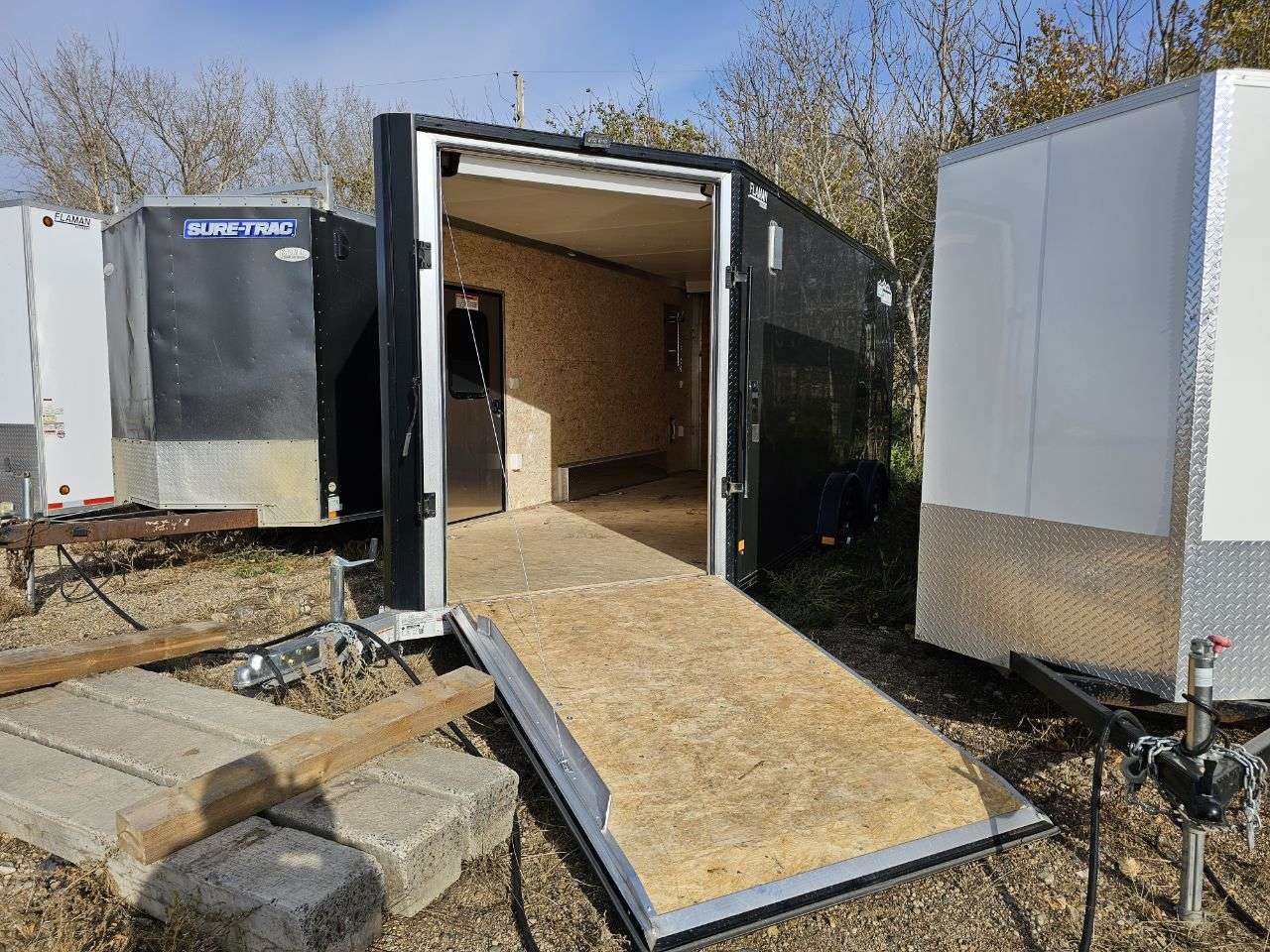 2022 Alcom Xpress 7.5' x 16' V-Nose Cargo Trailer