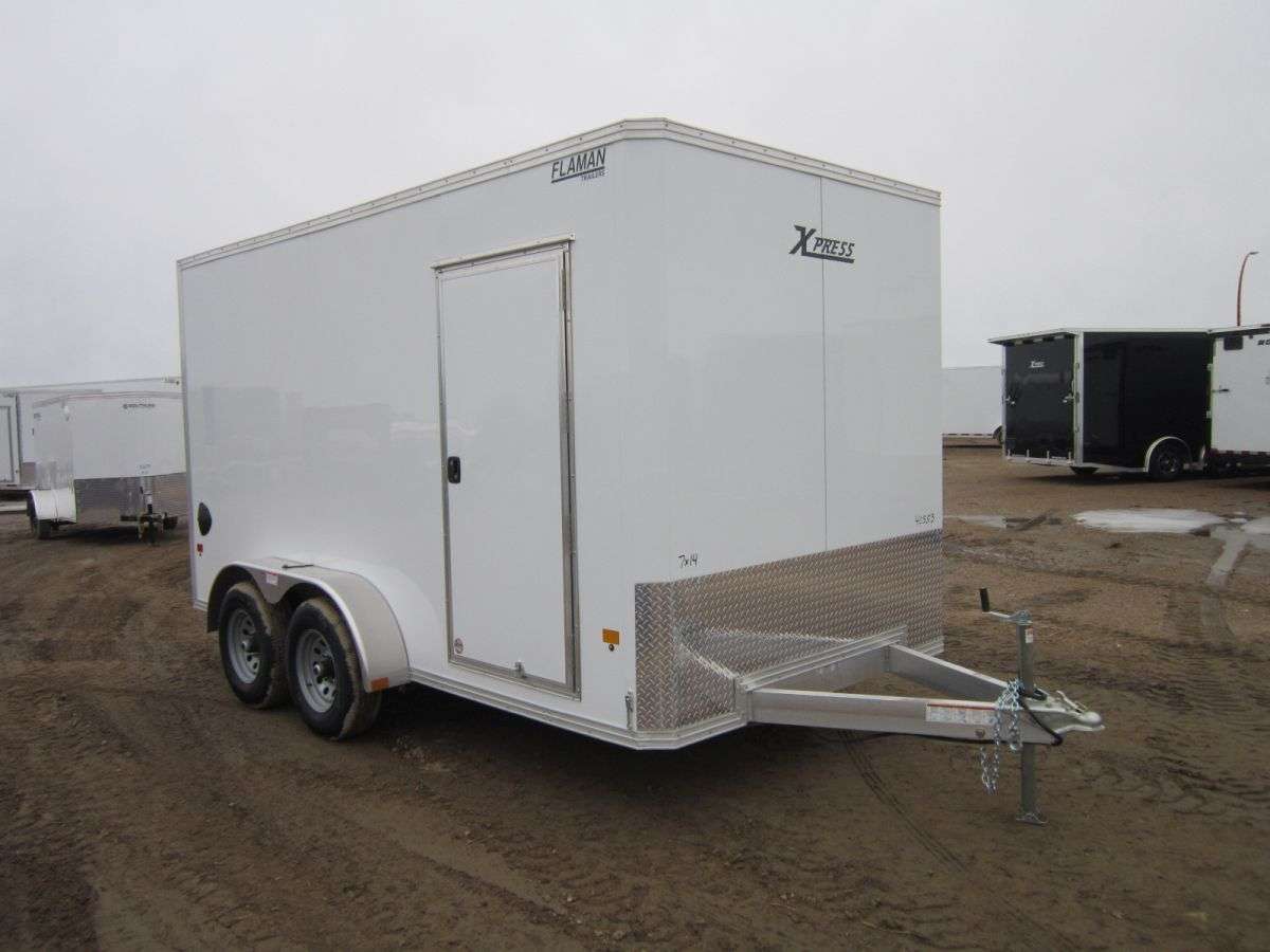 2023 Alcom Xpress 7' x 14' Flat Front Cargo