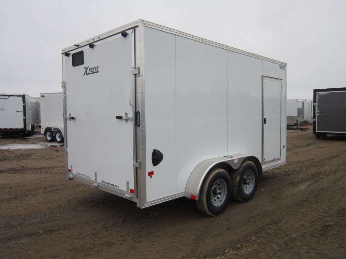 2023 Alcom Xpress 7' x 14' Flat Front Cargo