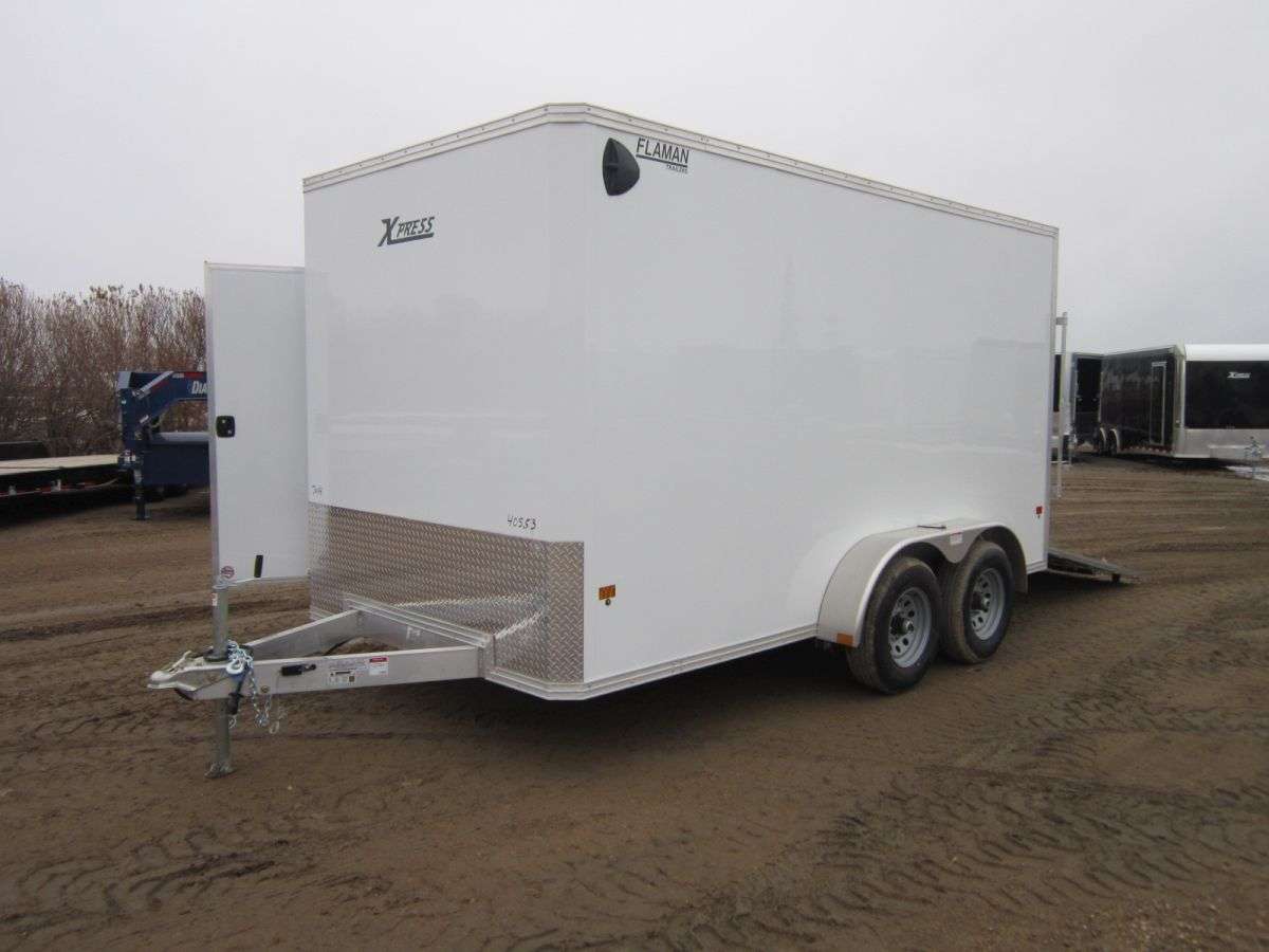 2023 Alcom Xpress 7' x 14' Flat Front Cargo