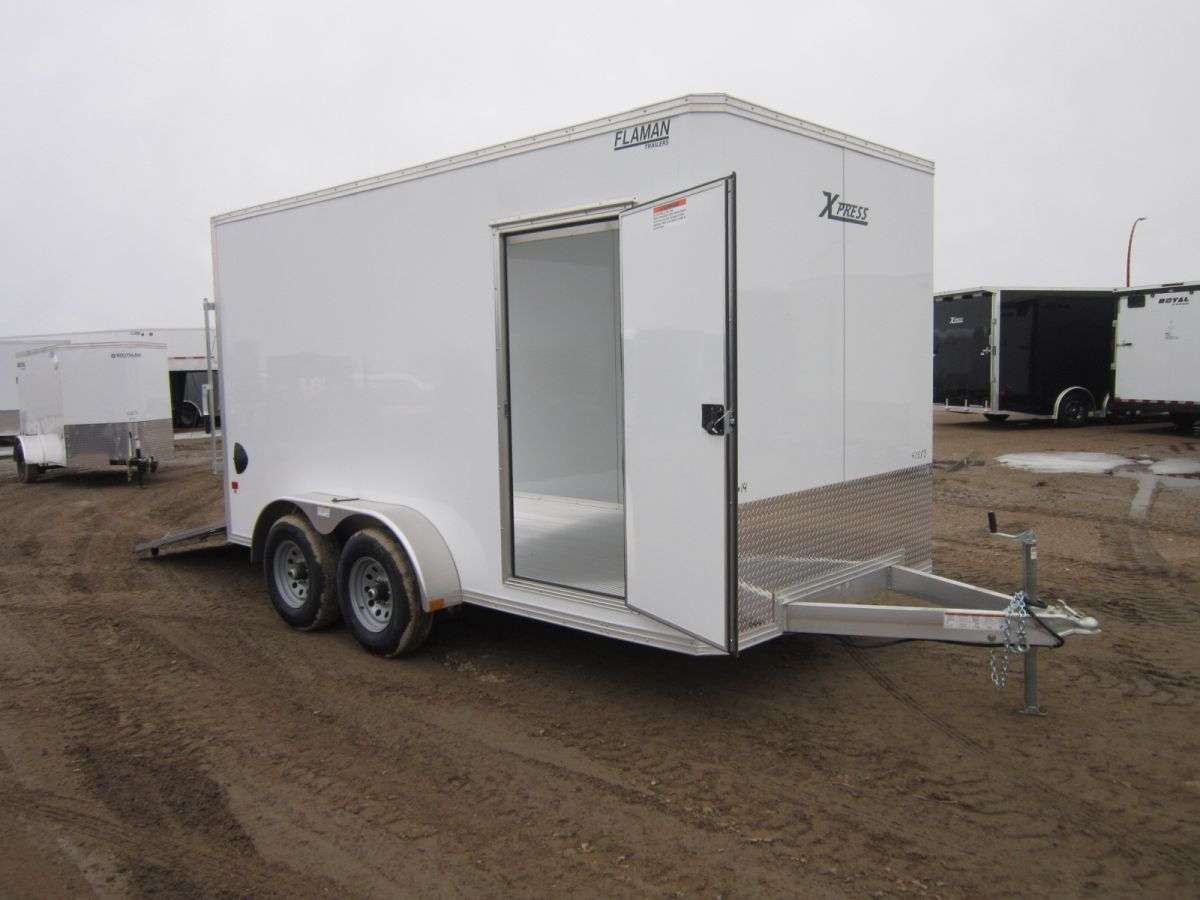 2023 Alcom Xpress 7' x 14' Flat Front Cargo