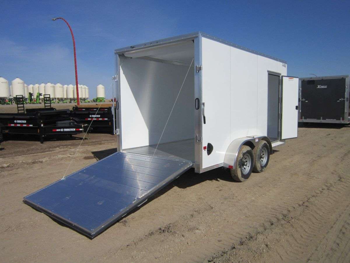 2023 Alcom Xpress 7' x 14' Flat Nose Cargo