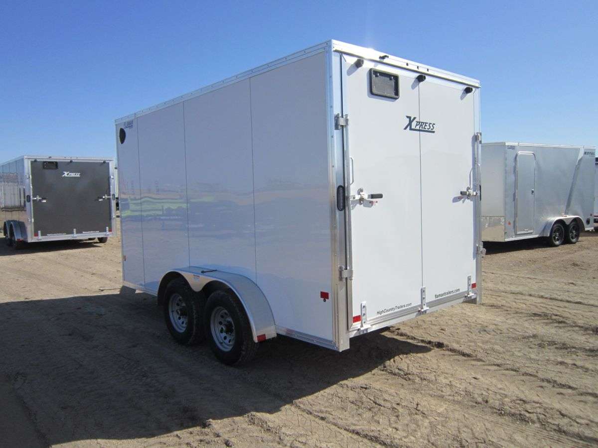 2023 Alcom Xpress 7' x 14' Flat Nose Cargo