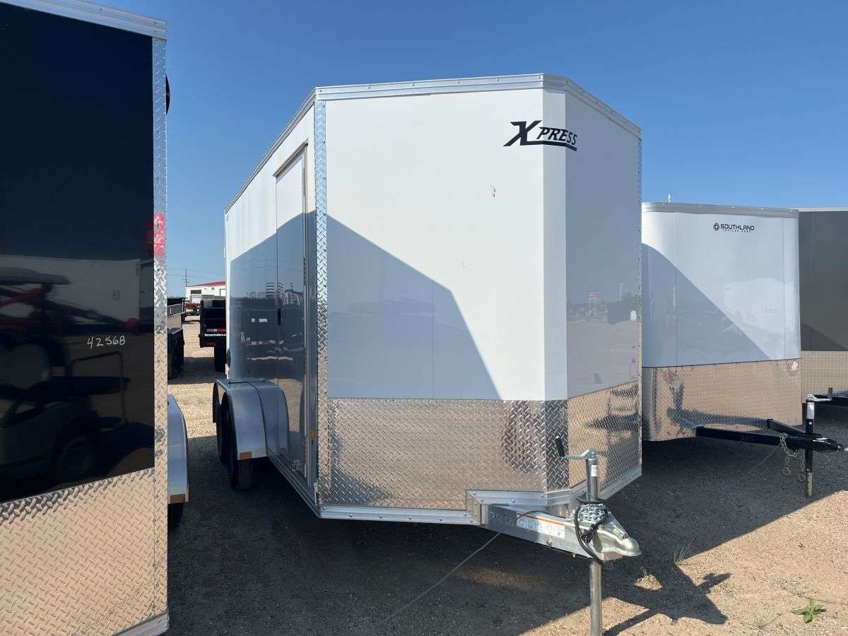 2023 Alcom Xpress 7' x 14' V-Nose Cargo