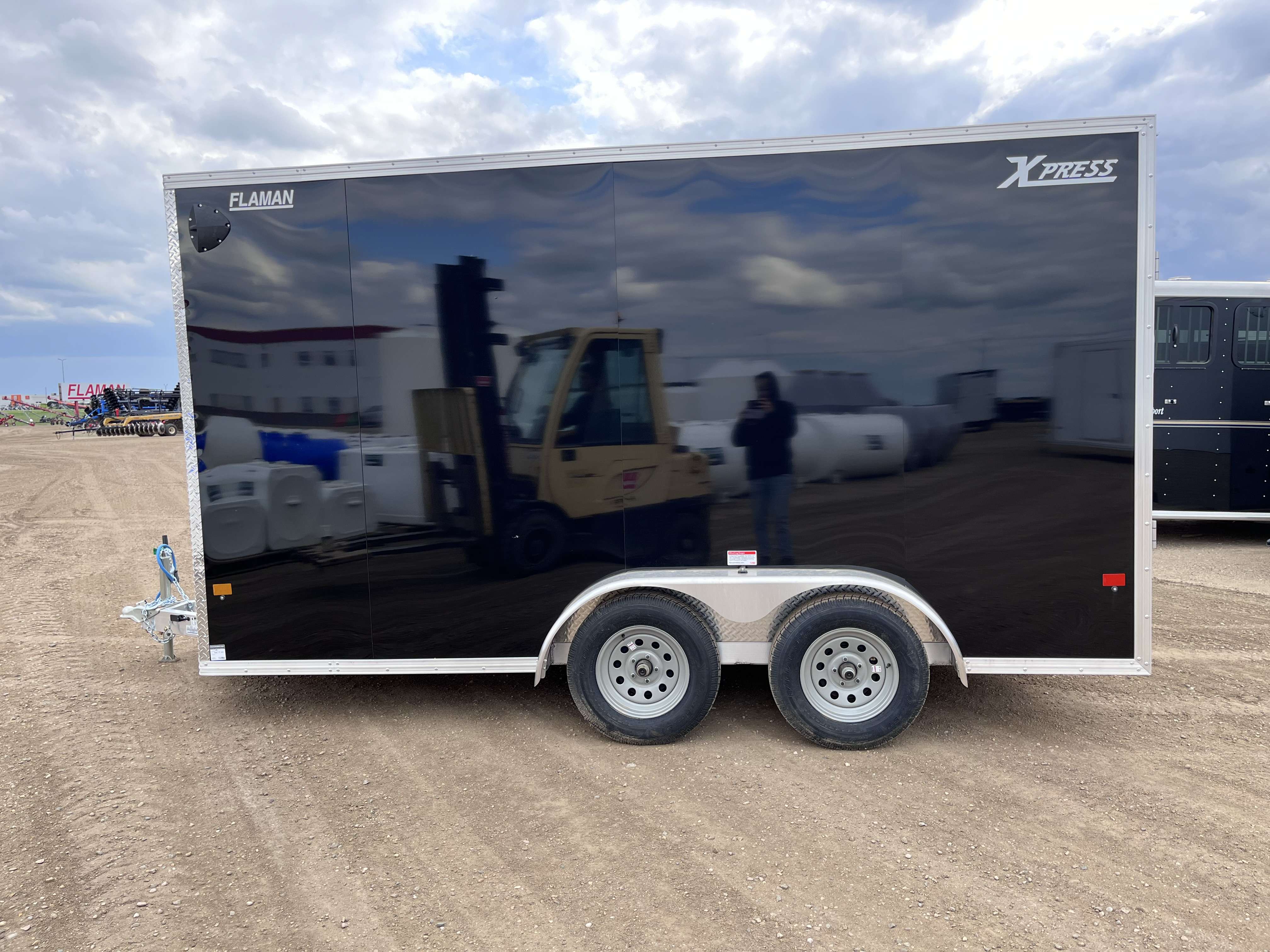 2024 Alcom Xpress 7'6" x 14' V-Nose Cargo