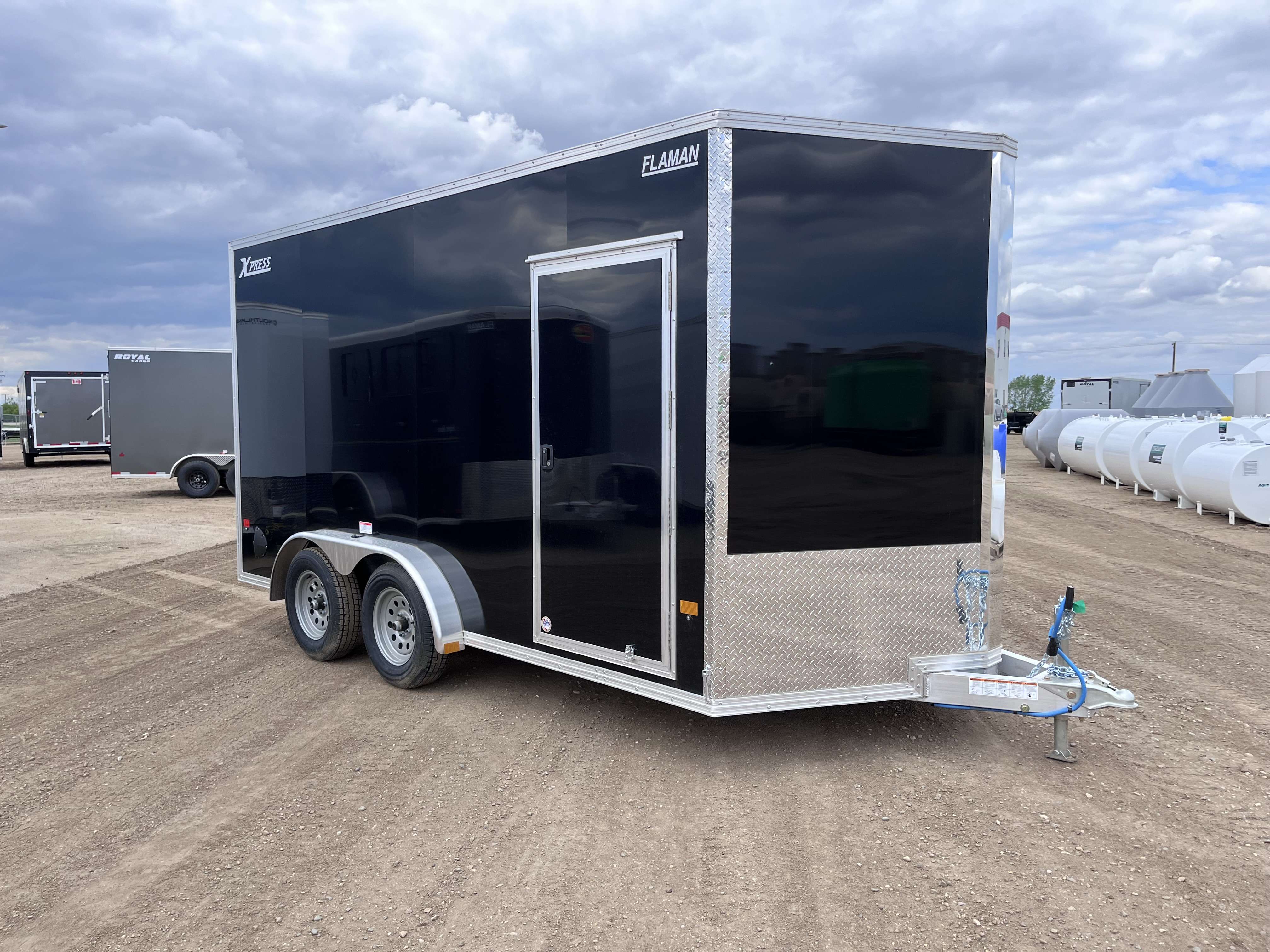 2024 Alcom Xpress 7'6" x 14' V-Nose Cargo