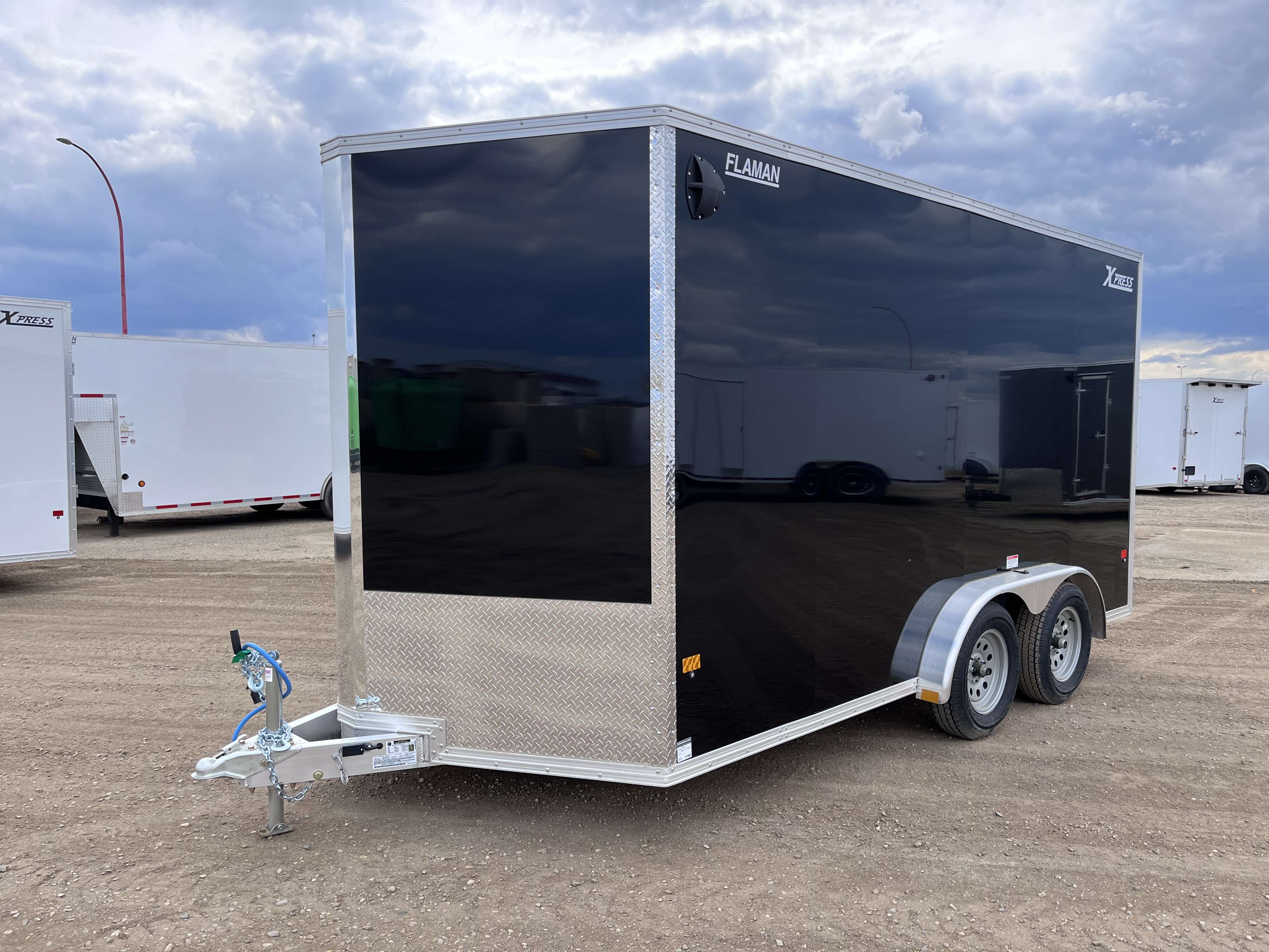 2024 Alcom Xpress 7'6" x 14' V-Nose Cargo