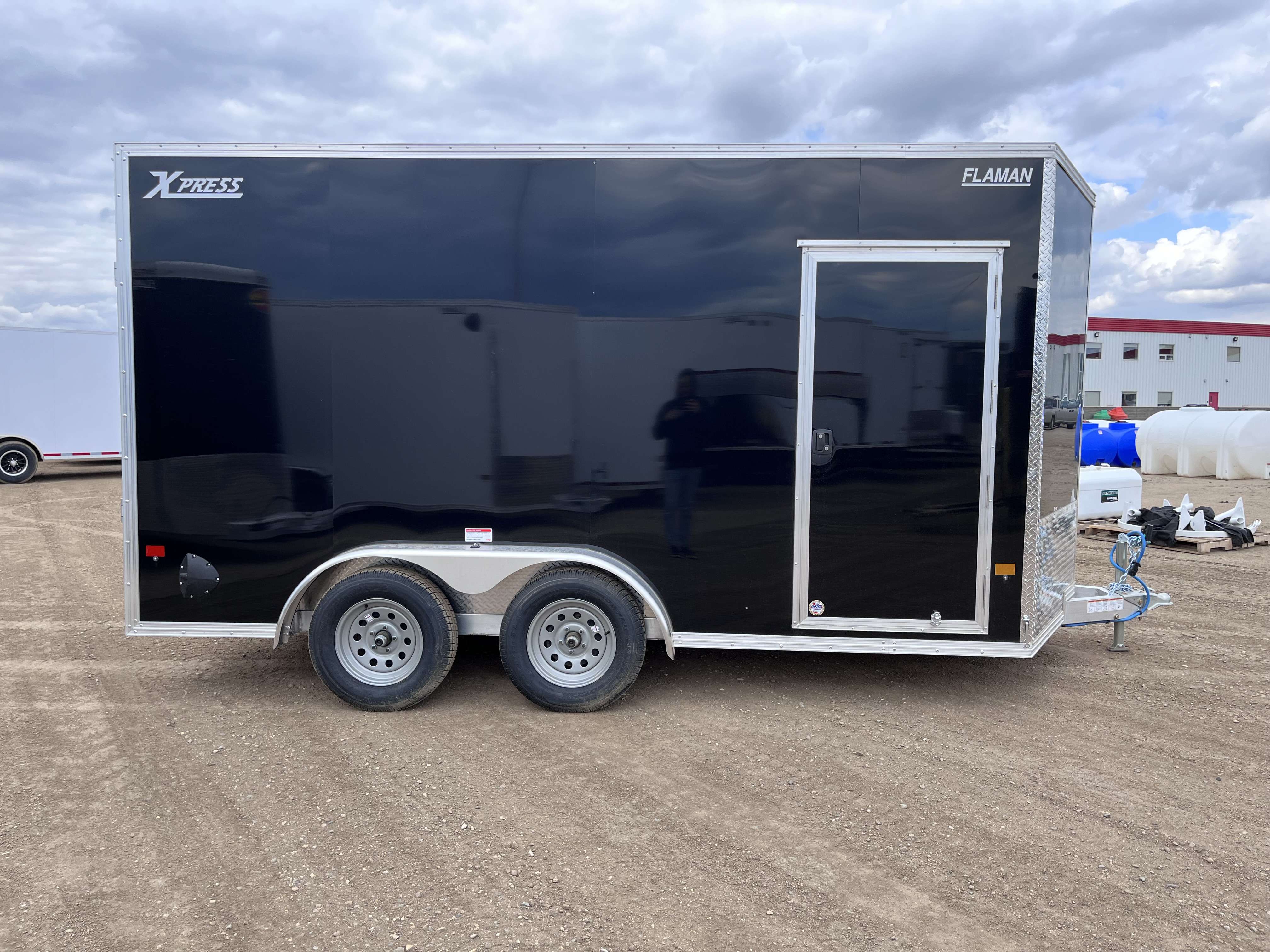 2024 Alcom Xpress 7'6" x 14' V-Nose Cargo