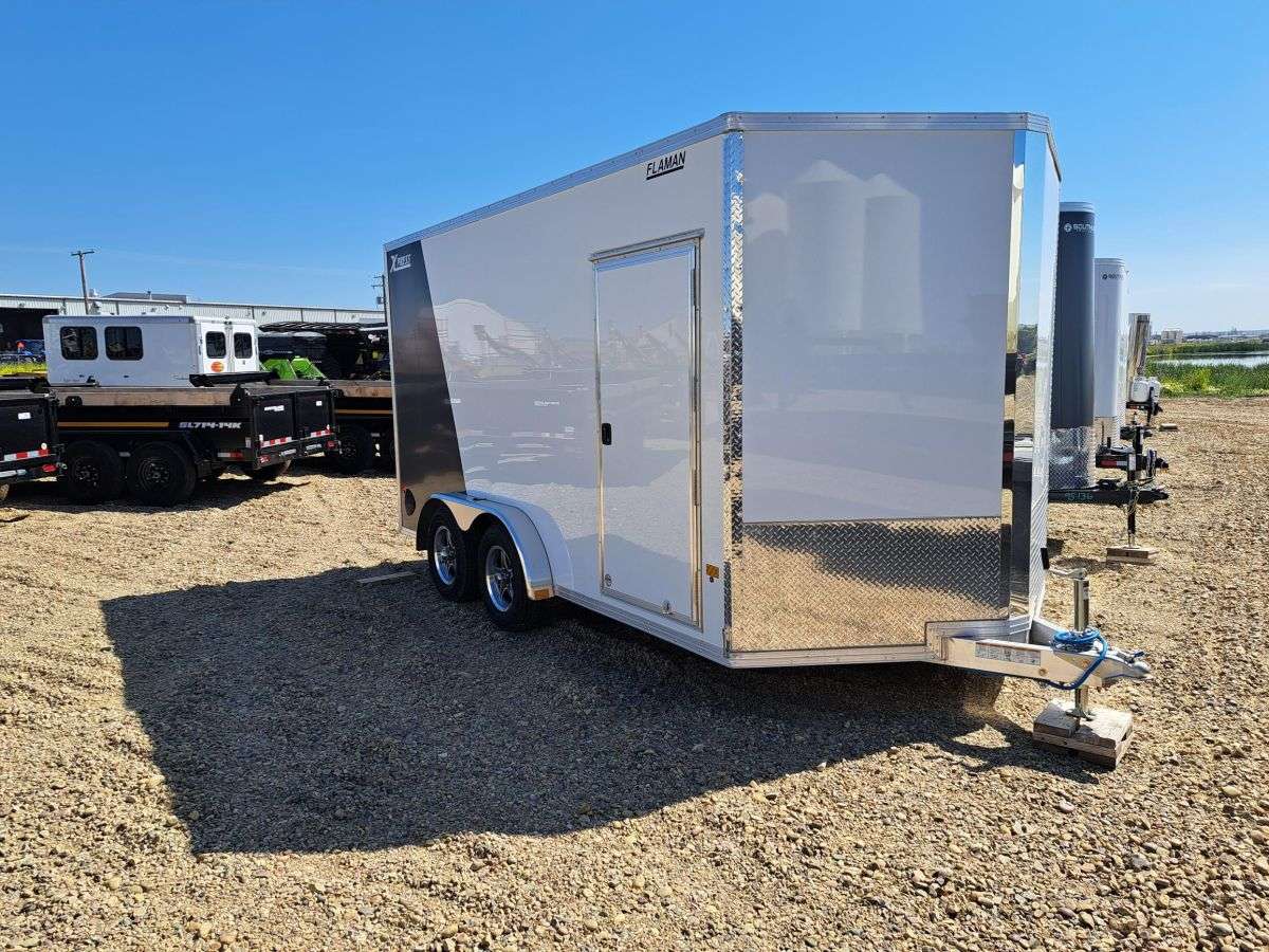 2024 Alcom Xpress 7'6" x 14' + V-Nose Cargo