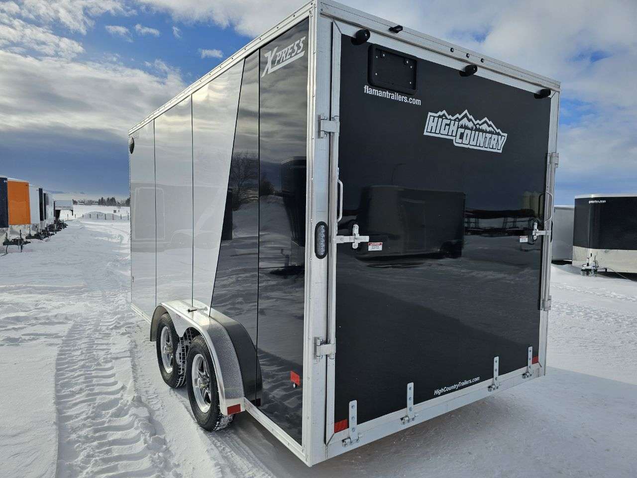 2024 Alcom Xpress 7'6" x 14' + V-Nose Cargo