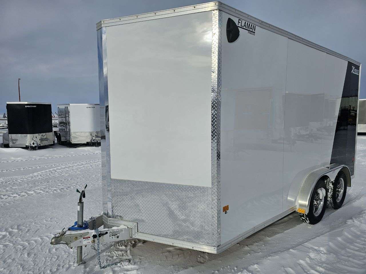 2024 Alcom Xpress 7'6" x 14' + V-Nose Cargo