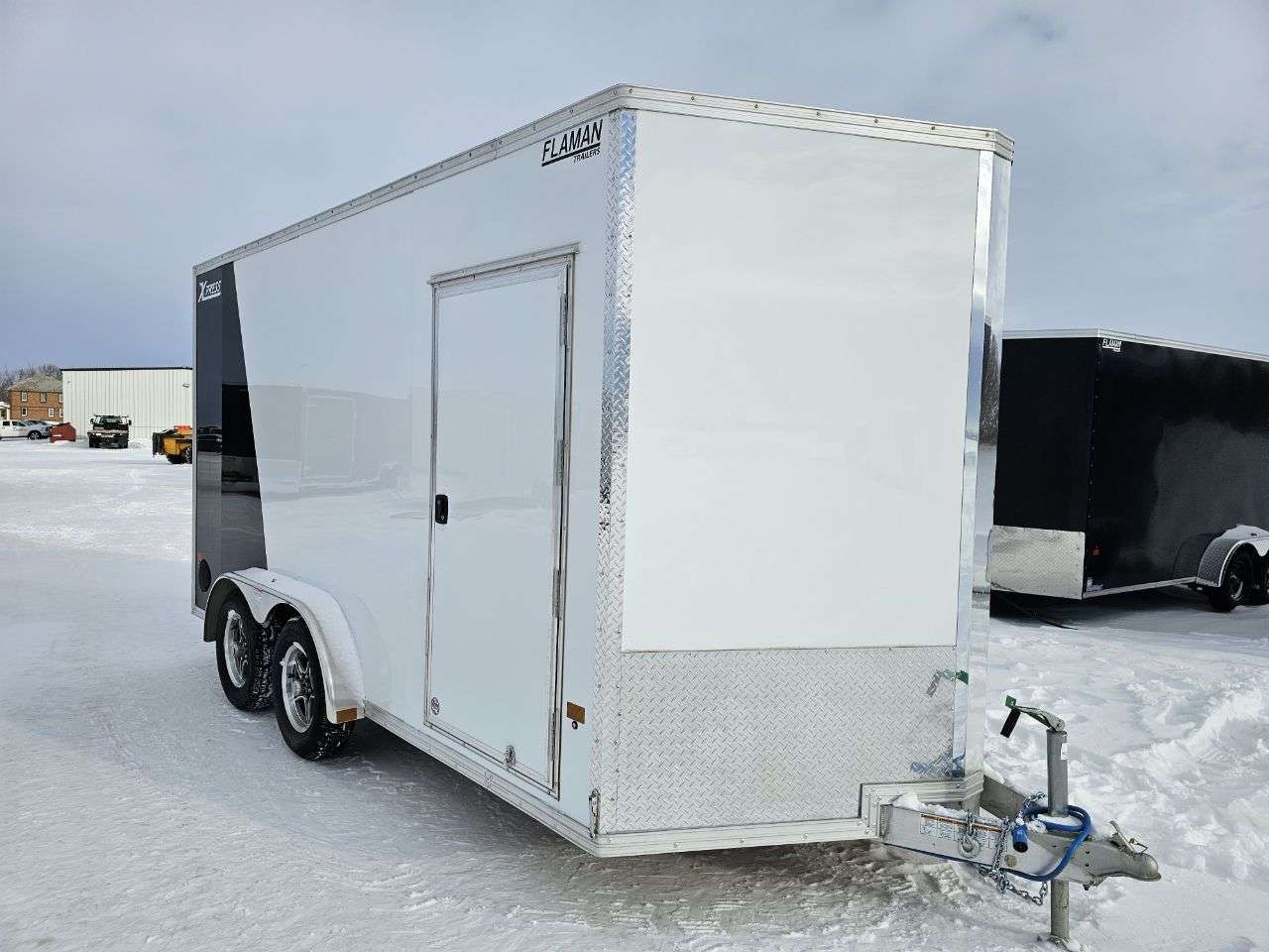 2024 Alcom Xpress 7'6" x 14' + V-Nose Cargo