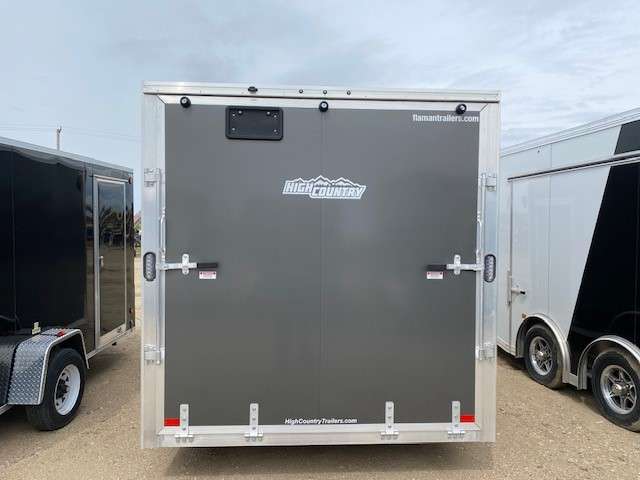 2024 Alcom Xpress 7'6" x 14' V-Nose Cargo HAIL SALE