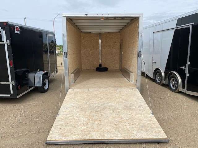 2024 Alcom Xpress 7'6" x 14' V-Nose Cargo HAIL SALE