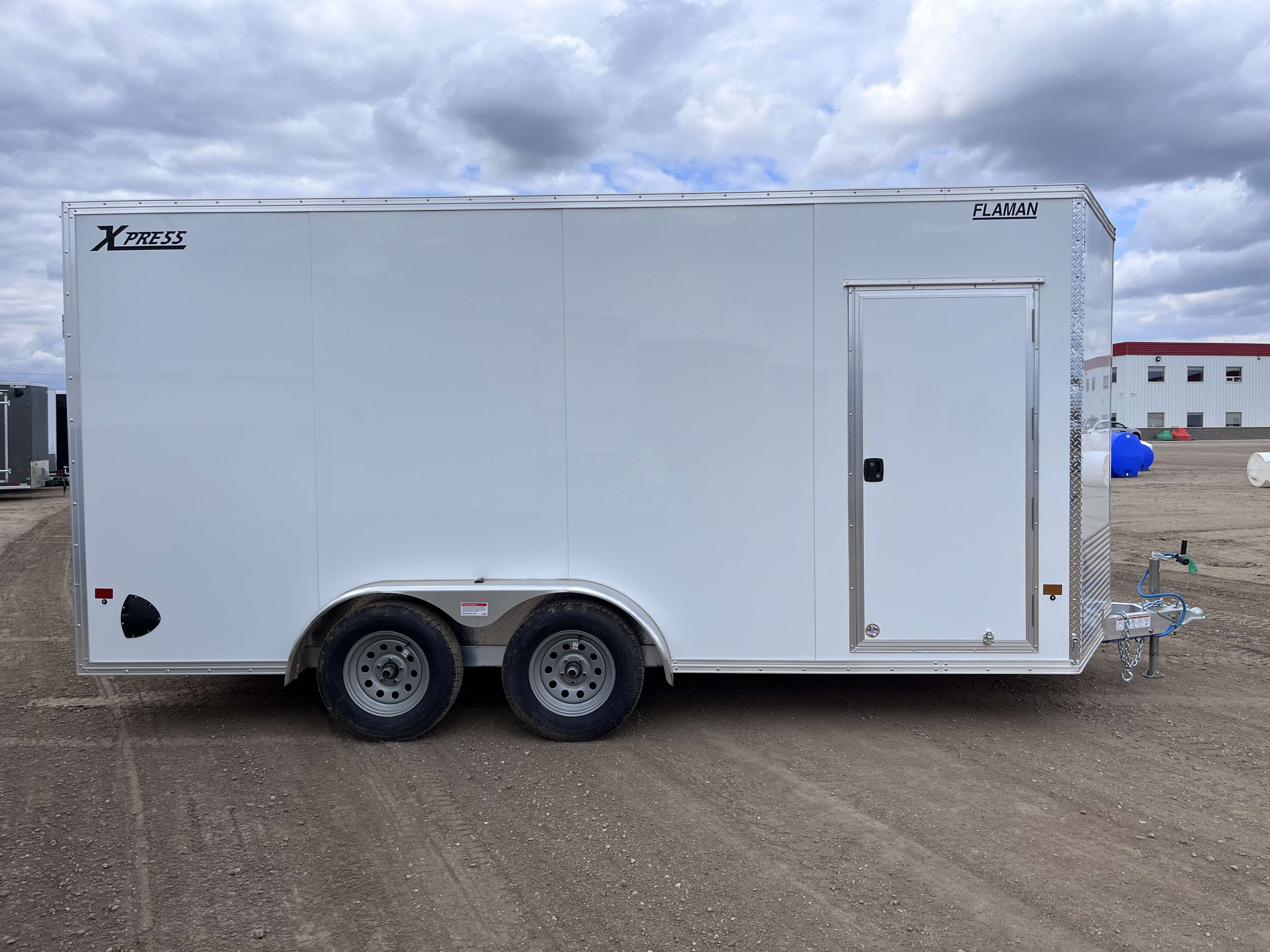 2024 Alcom Xpress 7'6" x 16' V-Nose Cargo