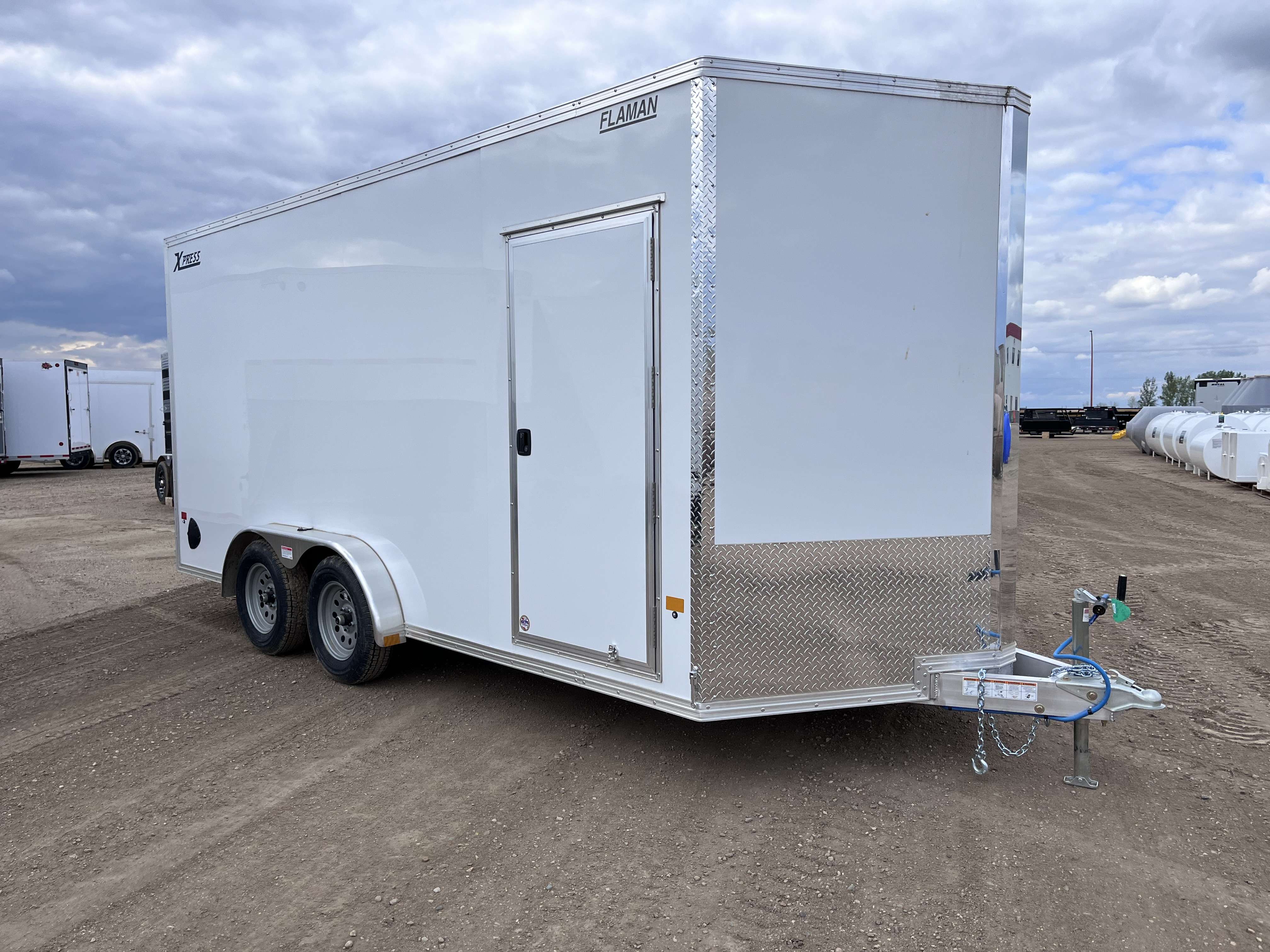 2024 Alcom Xpress 7'6" x 16' V-Nose Cargo