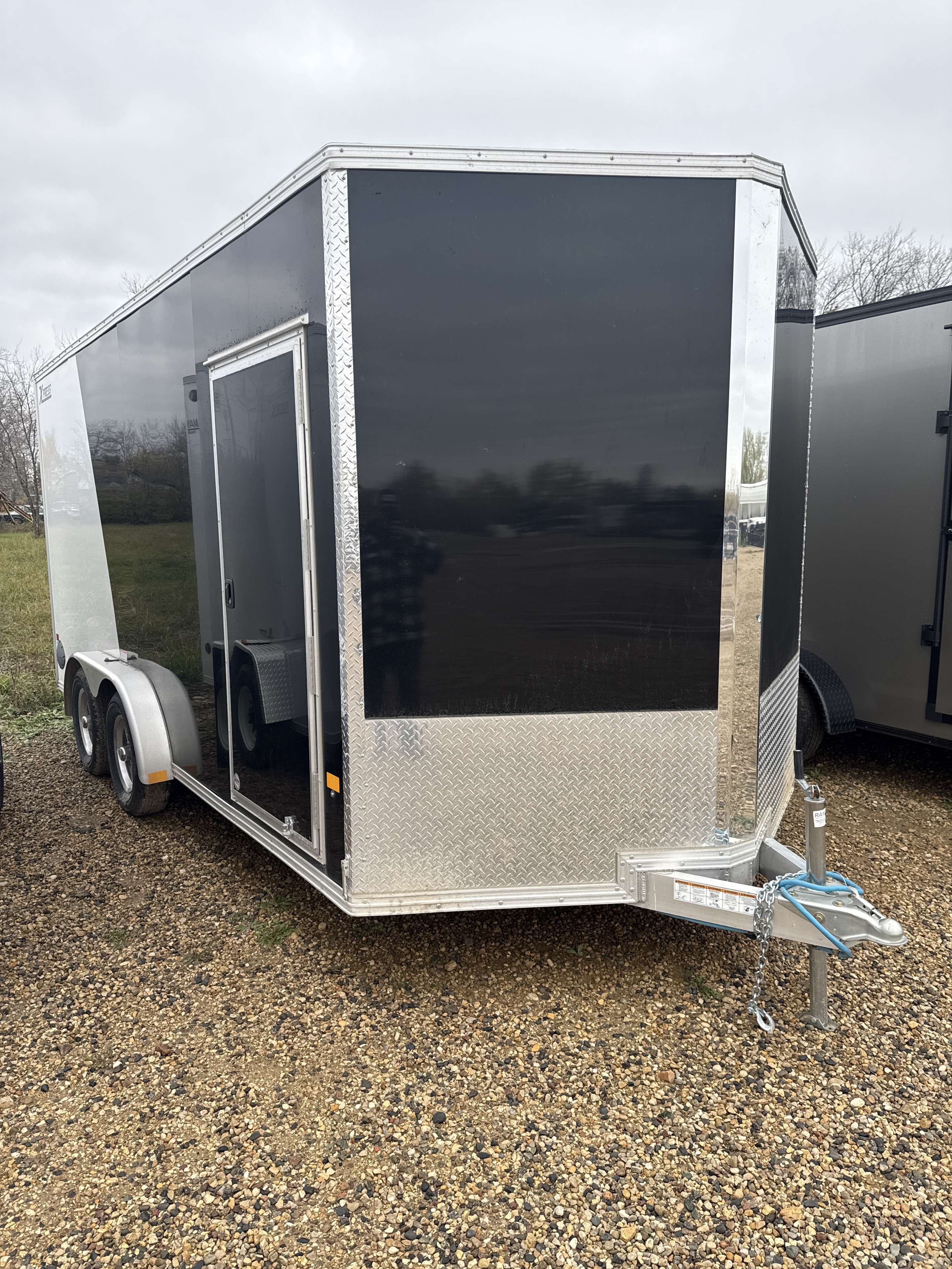 2024 Alcom Xpress 7'6" x 16' + V-Nose Cargo Trailer