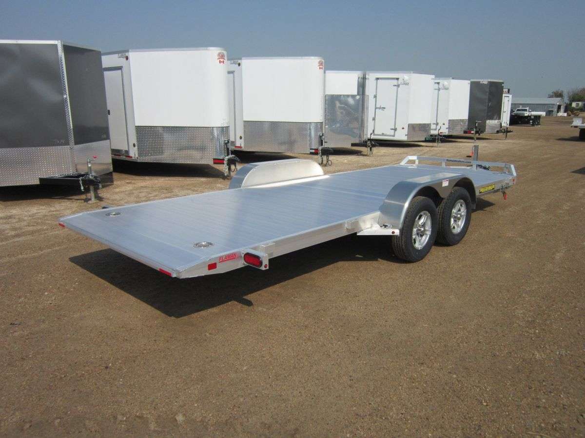 2024 Aluma 8218 6'8" x 18' Tilt Car Hauler