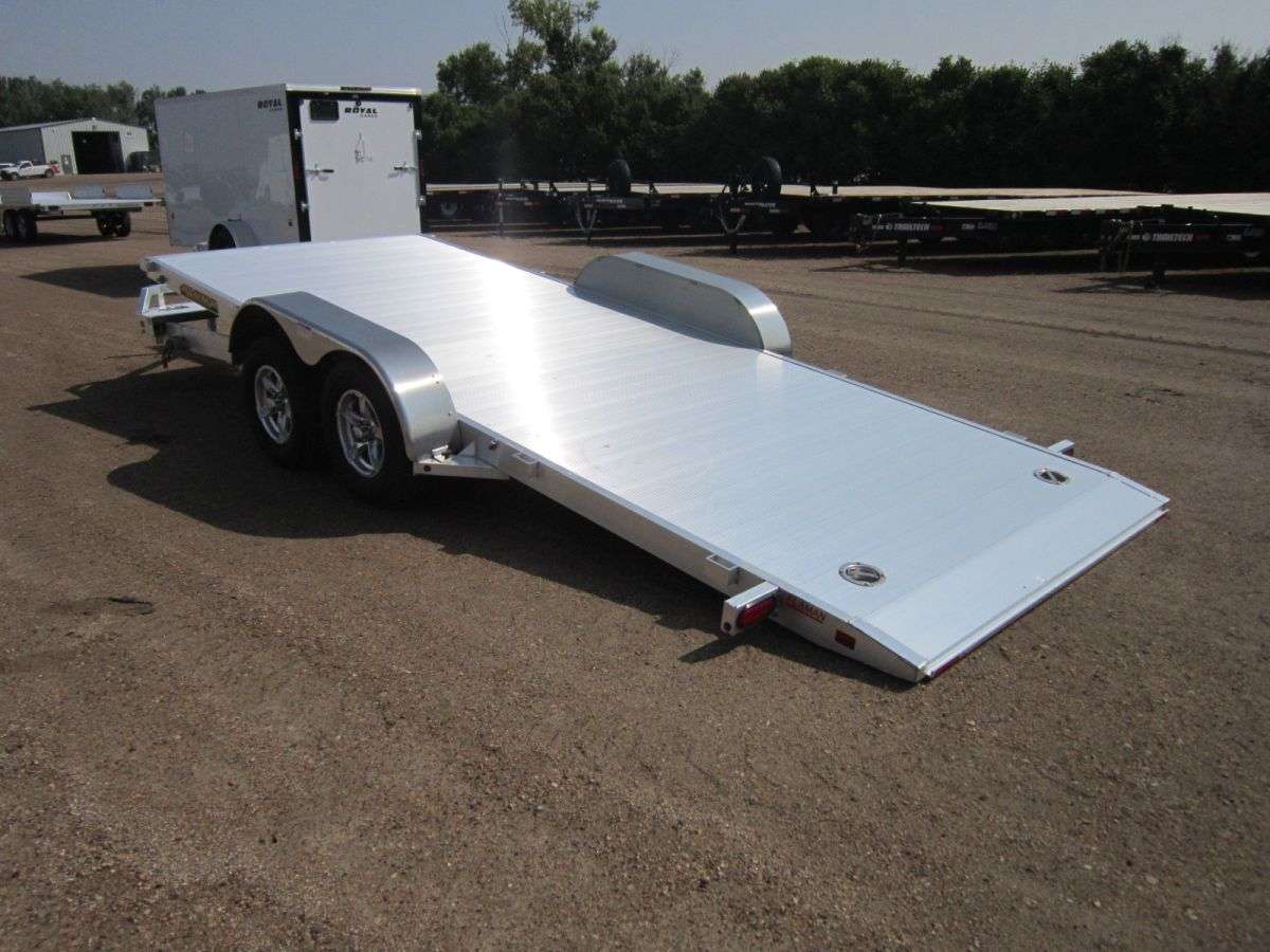 2024 Aluma 8218 6'8" x 18' Tilt Car Hauler