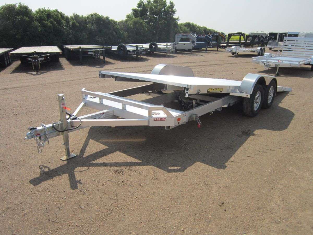 2024 Aluma 8218 6'8" x 18' Tilt Car Hauler