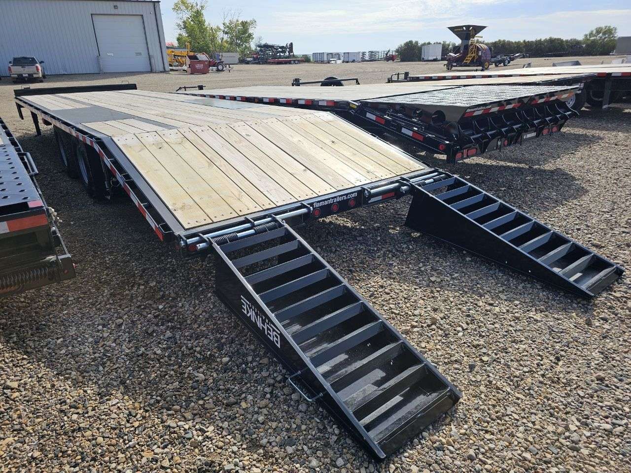 2024 Behnke FB 8'6" x 29' Pintle Flat Deck Trailer